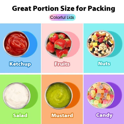 Stainless Steel Condiment Container 50ml 1pc 1