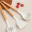White Silicone Kitchen Tools Heat Resistant 6-Piece 4