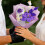 Virkad rosbukett Evigt blomsterarrangemang 1 st 5