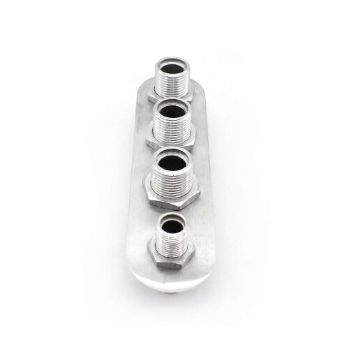 4 Port Aluminum Firewall Heater and A/C Bulkhead Inline 2