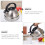 Stainless Steel Tea Kettle for Induction Cooktop 1 Pack 5