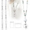 ID badge lanyard with natural stone beads, agate, 1pc 2