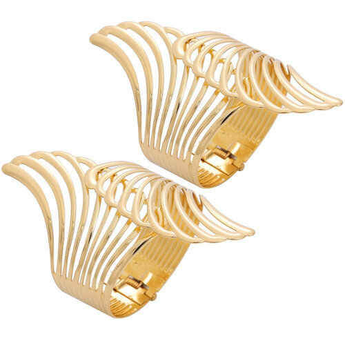 Pulseiras de punho com abas para homem (2 peças) 2
