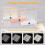 Lampe de lecture LED rechargeable plate rose 3 couleurs 4