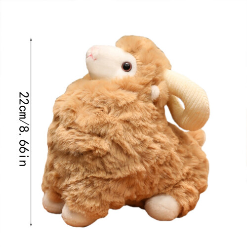 Realistic Sheep Plush Toy Soft 8.6 Inches 2