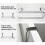 Metal plated kitchen cabinet towel holder rack 3