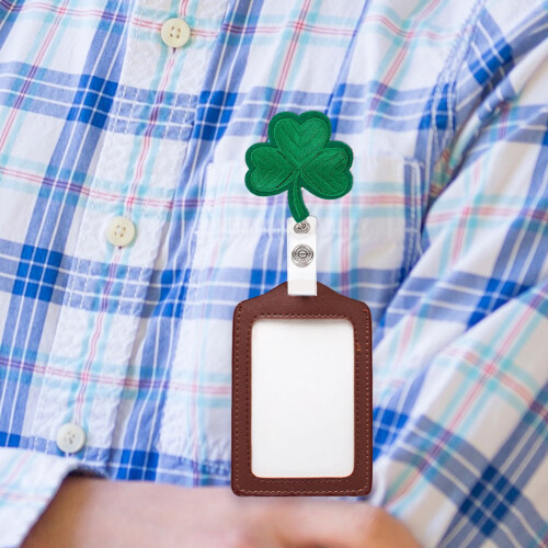 Badge holder portable clip ID card holder2pcs 2