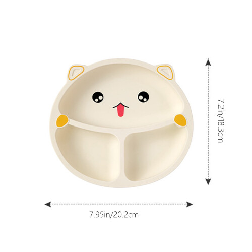 Baby suction cup bowl with compartments, 1 piece 2