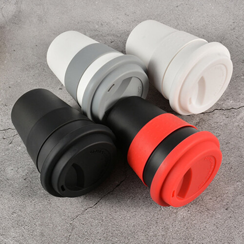 Caneca térmica de parede dupla, própria para alimentos. 2