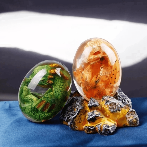 Lava Dragon Egg Resin Statue Dinosaur Ornament 1 Piece 1
