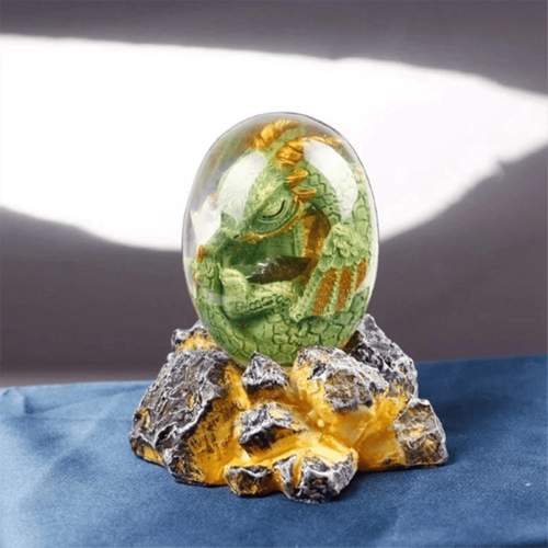 Lava Dragon Egg Resin Statue Dinosaur Ornament 1 Piece 2