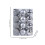 XUNRYAN Sparkling Powder Ball Ornaments Silver 24pcs 2
