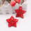 Five-pointed star takraw ball home decoration pendant red 4