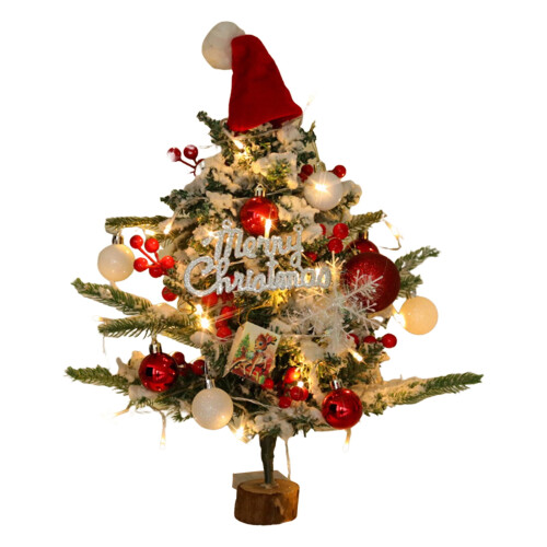 Mini Christmas Tree with Warm Yellow Lights 60cm 1