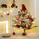 Mini Christmas Tree with Warm Yellow Lights 60cm 4