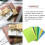 A5 wrapping paper multicolor print kraft 10 sheets 2