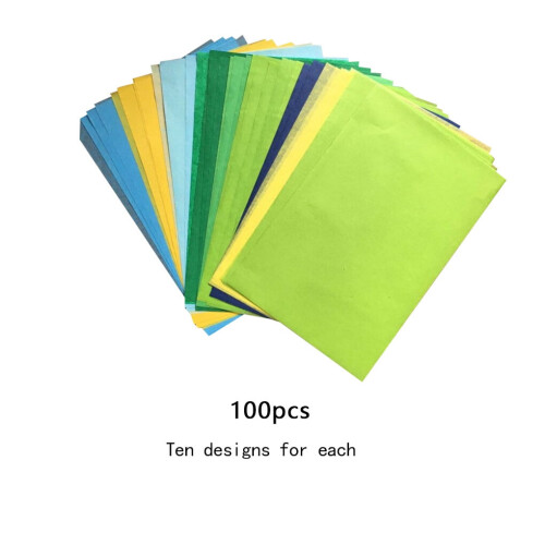 A5 wrapping paper multicolor print kraft 10 sheets 2