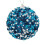 Staron Christmas tree ornaments blue shatterproof 8 cm 2