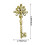 Christmas tree decoration black irregular ball pendant 6 pcs 3
