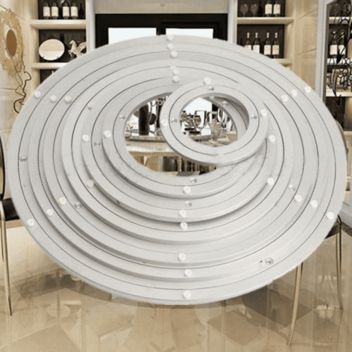 Soporte giratorio de aluminio QIFEI de 120 mm 2