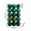 Green Christmas Balls 6cm Shatterproof 30 pcs 2