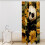 Panda solros duschdraperi vattentät 60x72 tum 2