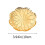 Gold Iron Fruit Plate European Style Lattice Design 2