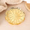 Gold Iron Fruit Plate European Style Lattice Design 4