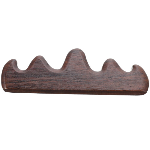 Porte-pinceaux de calligraphie en bois brun 2