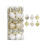 Christmas Balls Gold White 60mm 60PCS Shatterproof 3