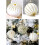 Christmas Balls Gold White 60mm 60PCS Shatterproof 5