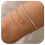 Women's gold beaded multi-layer bracelet 26 letters 2
