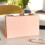 Damestas van gestreept acryl met ketting 3
