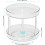 Clear Plastic Lazy Susan Organizer 2-Tier 3