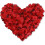 Silk rose petals dark red 1000 pieces 2
