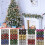Christmas Tree Ornaments Set Red Green Gold 36 pcs 3