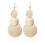Brincos de disco vintage multicamadas para mulheres 5