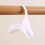 (white) 10pcs Widen Plastics Hanger Connection Hook Stackable Space Saving Storage Multifunctional Bag and Hat Hanging Rack 3