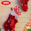 Christmas DIY Decoration Kit Red Bells Bow Ball Pinecone 5