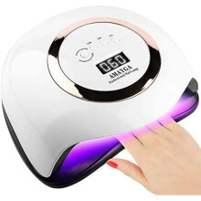 AMAYGA 168W Professional UV Nail Dryer Lamp with Automatic Sensor, LCD Screen, 4 Timers 10/30/60/99S, LCD Smart Screen for All Gels