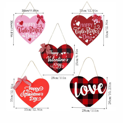 Décoration murale en bois « Amour » 33 cm, 1 pièce 1