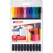 Edding Art Markers 10-väriä 0,5-1mm kotelo 1200/10s
