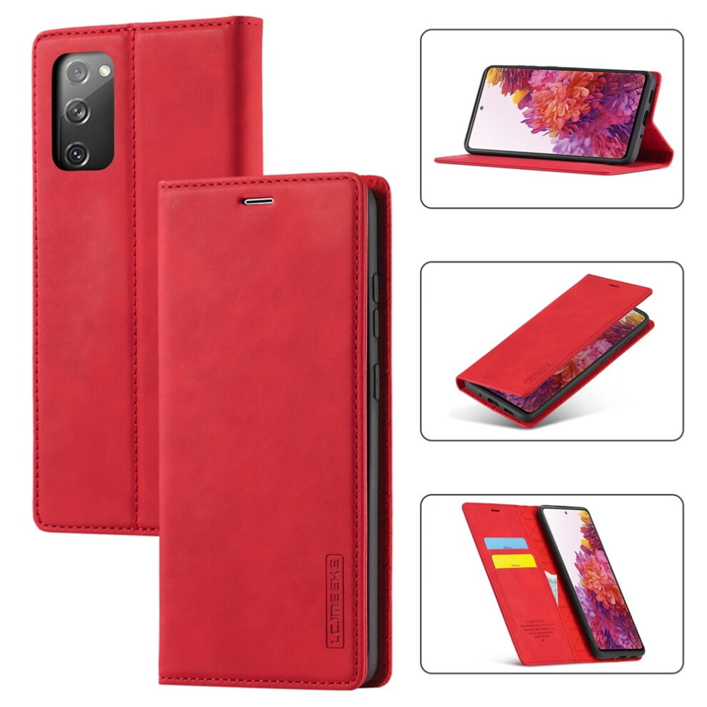 Lc.imeeke Leather Flip Wallet Case For Samsung Galaxy S20 9130661414081