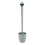 Ensemble de brosse de toilette en silicone avec support mural et couvercle 2