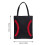 Canvas Shoulder Bag Double-Sided Sports Print 1 Pc 2