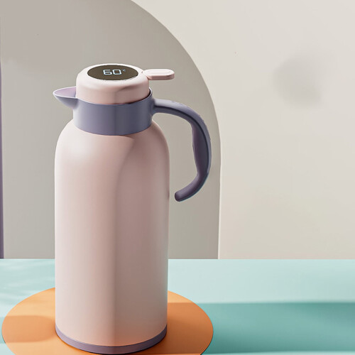 Thermal Coffee Carafe with Temperature Indicator Pink 1.5L 1