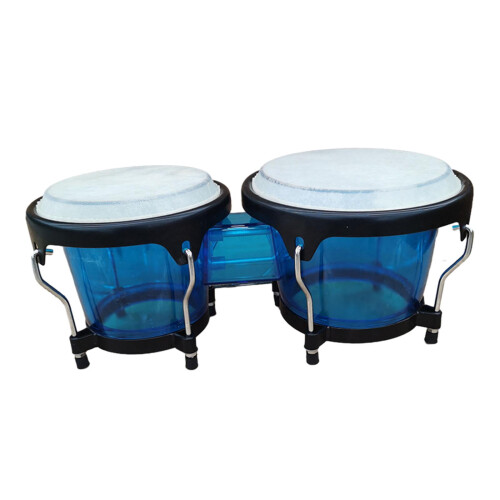 STARTIST Bongo Drum Set Blue 6 inch and 7 inch 1