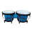 STARTIST Bongo Drum Set Blue 6 inch and 7 inch 3