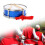 STARTIST 13-inch snare drum blue educational percussion 6