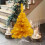 Harliver mini artificial Christmas tree gold 11.8 inch 4